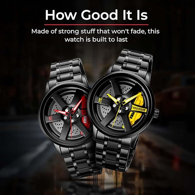Men's Watch New Wheels Rolling Creative Fashion Men's Watch New Wheels Rolling Creative Fashion